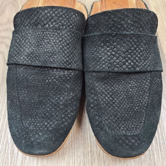 Free People At Ease Suede Snake Pattern Loafers size 6.5 - Picture 4 of 11